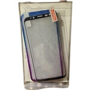 Glimmer Clear Blue Purple Phone Case for Samsung Galaxy S9